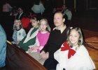 Girls &#38; Dad in Church 1990